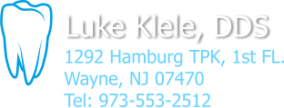 Luke Klele, DDS 1292 Hamburg TPK, 1st FL. Wayne, NJ 07470  Tel: 973-553-2512